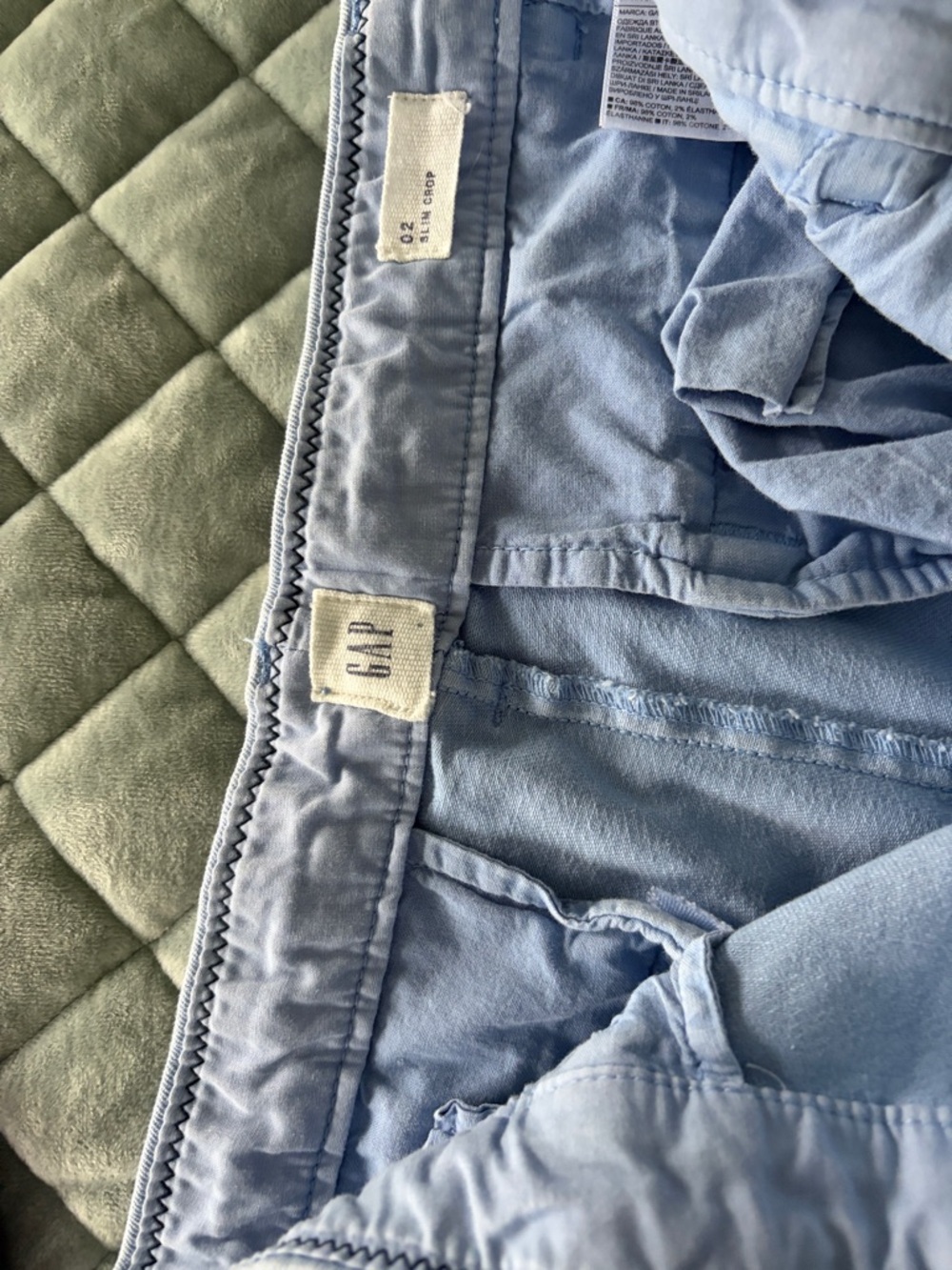 GAP Pale Blue Casual Pants